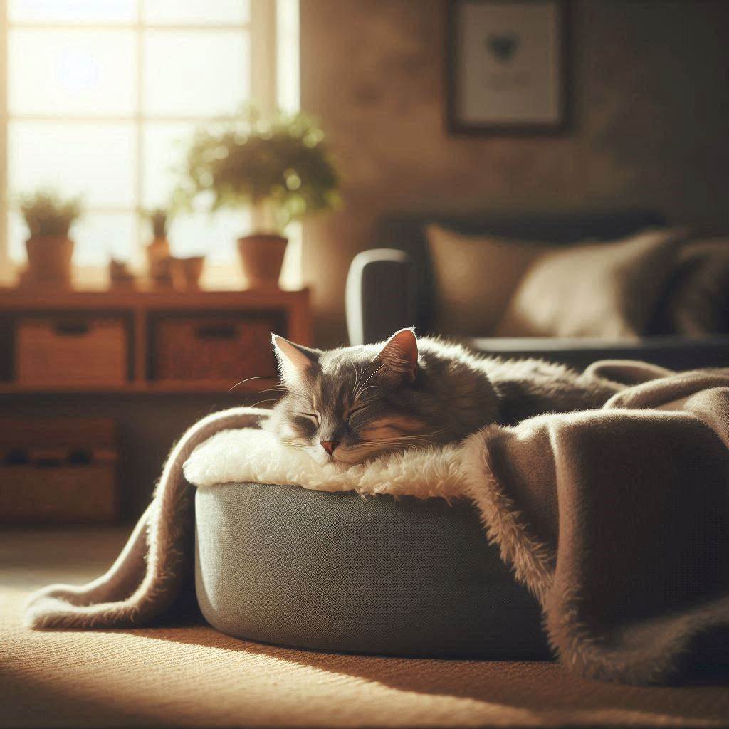 Cat bed for older cats
