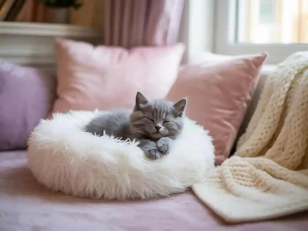 cozy cat beds for cuddling